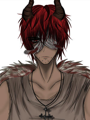 excessive blood splatters & bloody saw blades/serrations + bandages