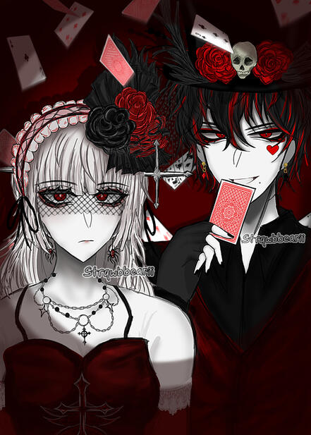 2 Person Waist-Up (Phone Drawing)